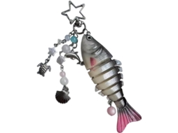 Chaveiro Ondulante, Corpo Articulado Flexível, Material De Resina, Chaveiro Para Pescadores, Decoração Para Atividades