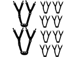 Conjunto de 10 cintas para capacetes SFUSHOS