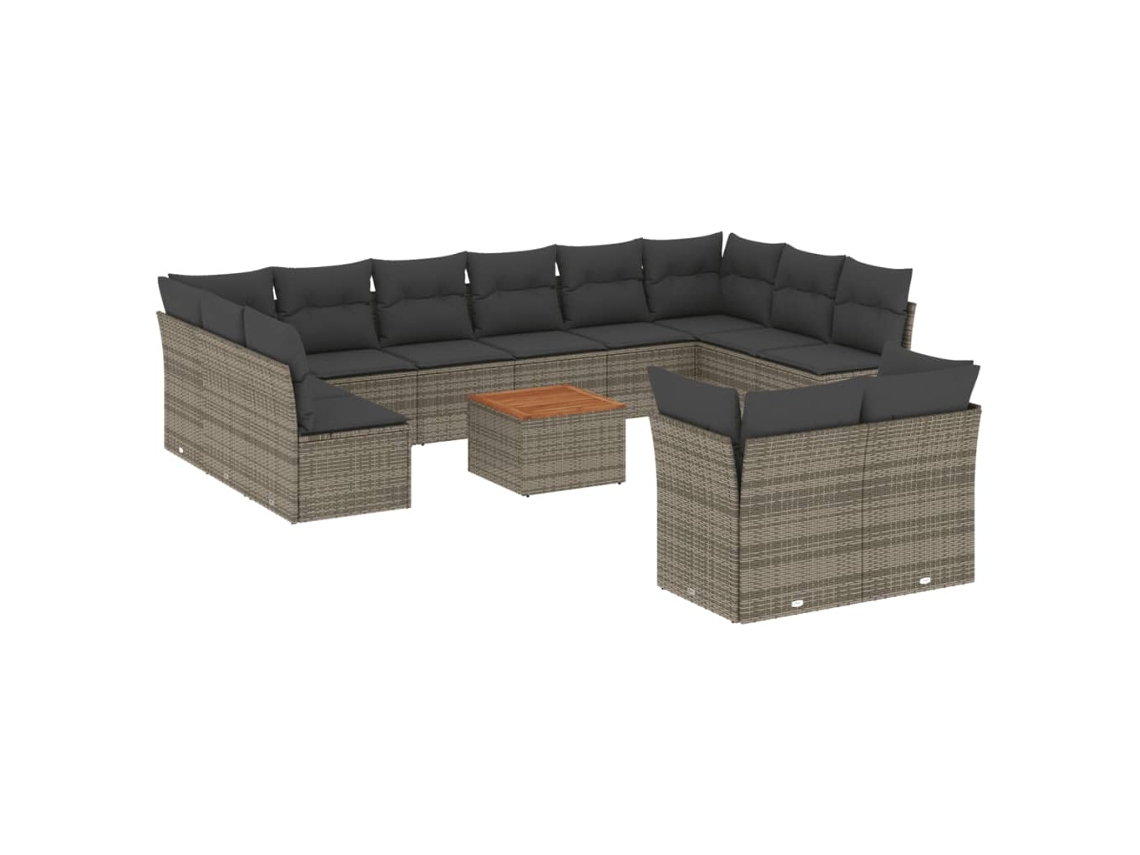 Garden Sofa Set, Garden Sofa Sets Vidaxl Cinzeto Rattan / Vime (n/a)