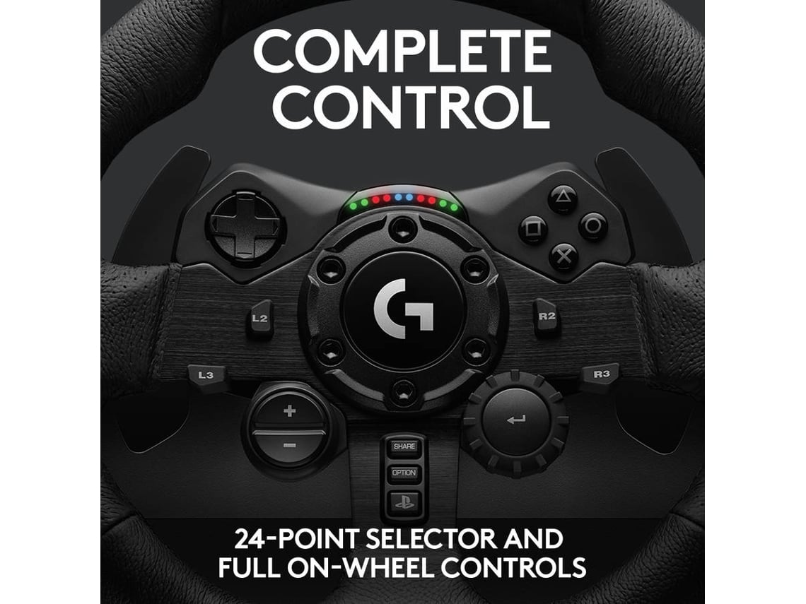 Volante Logitech G923 para PS5, PS4 e PC com Force Feedback