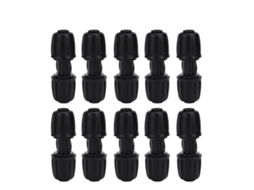 Conector De Água Reto Irrigação Difusa 16mm 10un