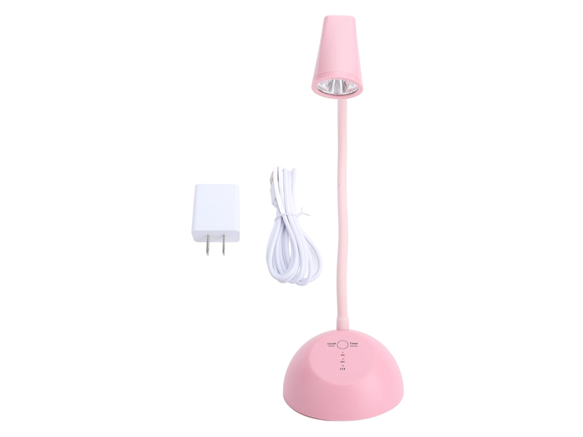Lâmpada de Unhas UV Led Sem Fio Recarregável com Timer e Interruptor Táctil, Pescoço de Ganso 18w | S/MARCA