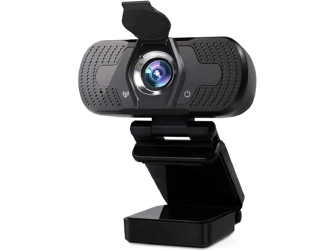 Webcam Inteligente Hd 1080p Com Microfone Estéreo Integrado E Foco Automático Grande Angular Adequado Para Pc, Mac E Laptop Brilvibera