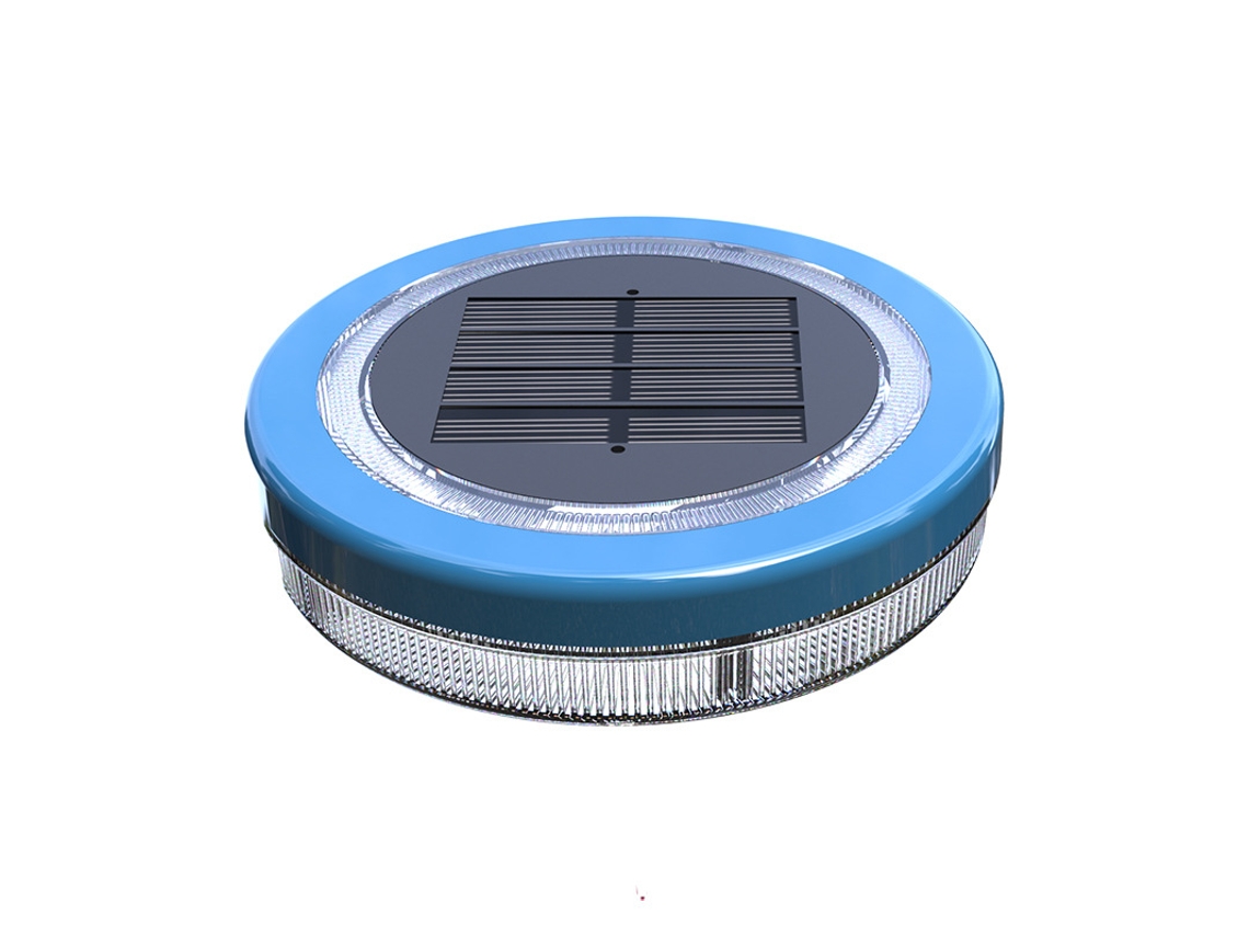 Luz Solar Para Piscina - Paquete Individual De Luz Azul Para Piscina