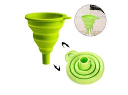 Mini Funil De Silicone Dobrável Telescópico Multifuncional Para Cozinha Evita Vazamento