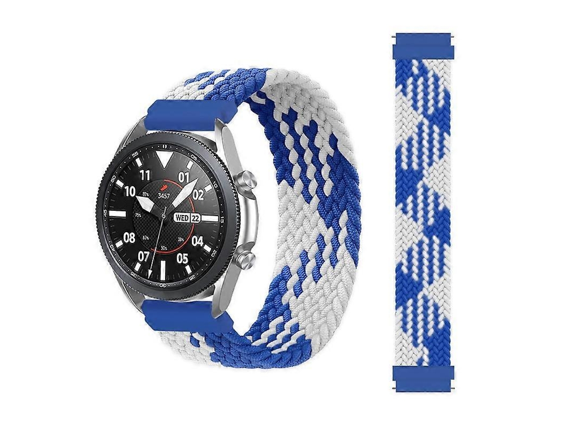 Pulseira De Nylon Trançado Ajustável E Elástica Para Samsung Galaxy Watch Active / Active2 40mm / Active2 44mm, Tamanho: 165mm (arco-íris)