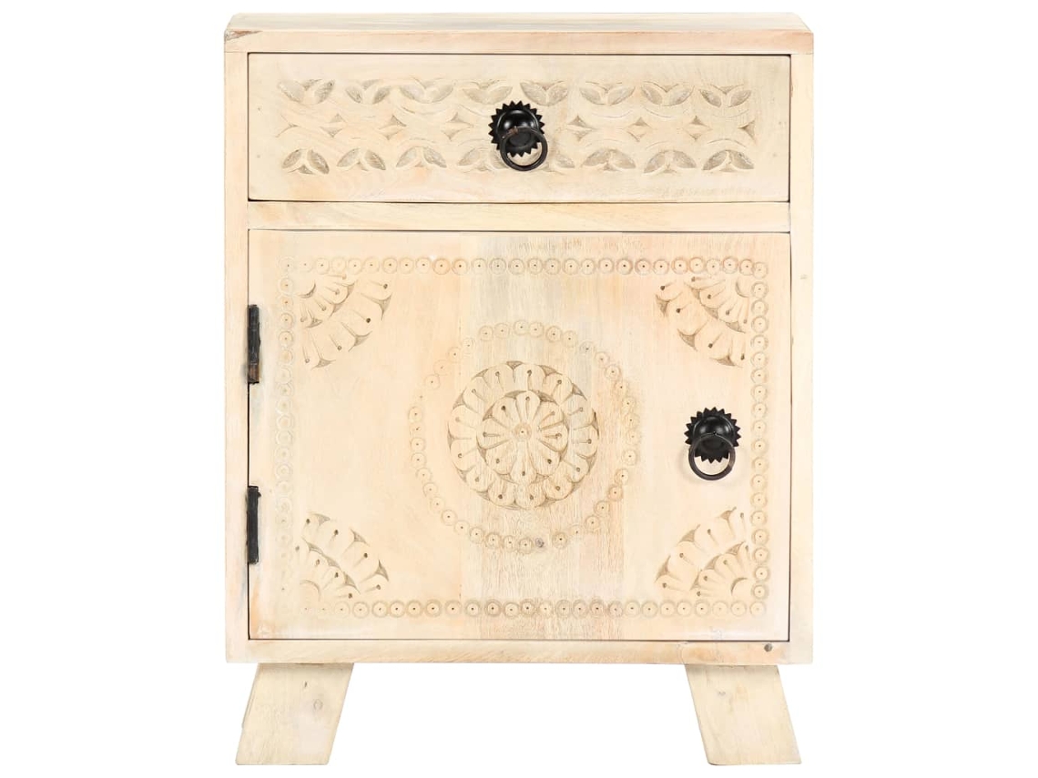 Mesa de Cabeceira 40x30x50cm Madeira de Mangueira MAISON EXCLUSIVE