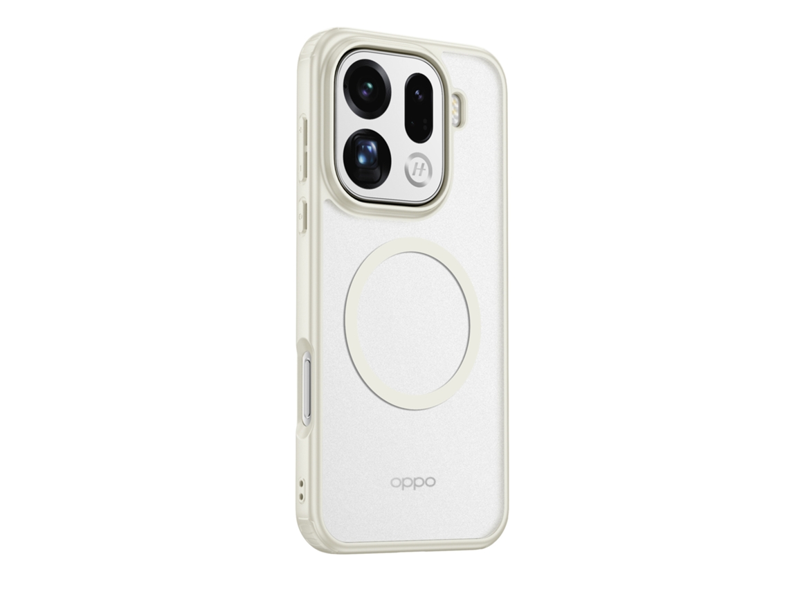 Capa Para Celular Fosca Altamente Transparente E Resistente A Quedascapa Fosca Branca fixação Magnética, Oppo Find X9