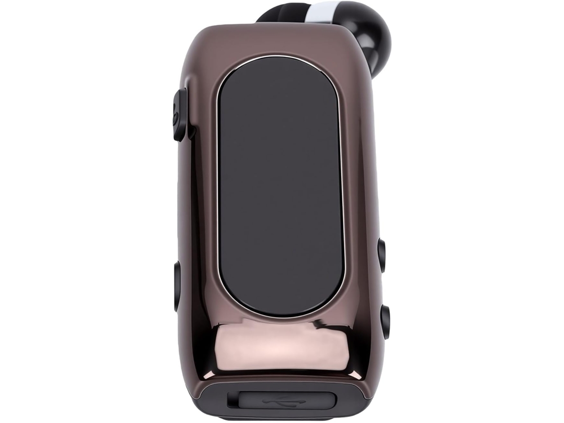 Jiawu Oreillette Bluetooth Retrátil Com Supressão De Ruído Para Conduíte Profissional Em Um Seule Oreille Com