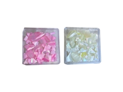 2 Caixas de Acessórios de Unhas Ultra-Finos de Cor Fantasma Formato Irregular para Manicure Diy NEVEANCE