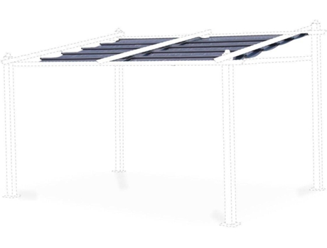 Lo para Pérgola ALICE'S GARDEN Murum (Cinzento - 3x4m)