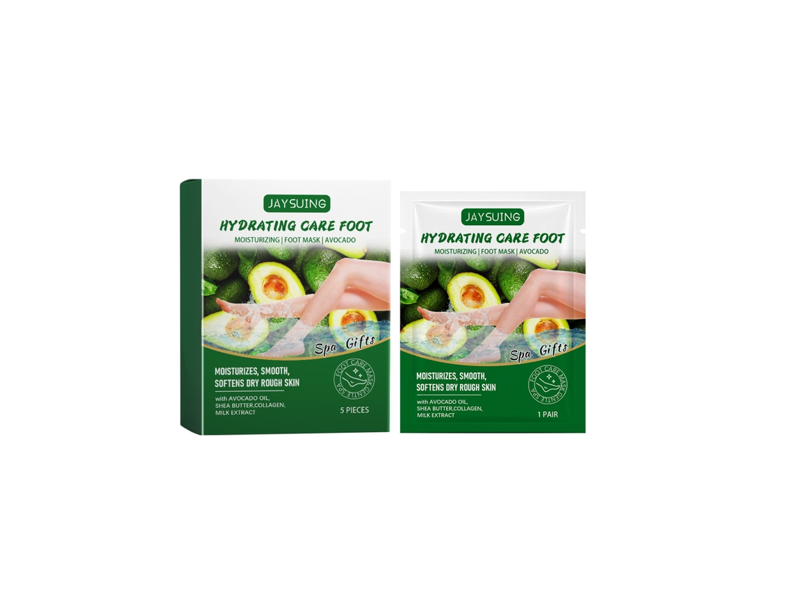 Máscara Renovadora de Pés com Abacate, Exfoliante LAXISCREED