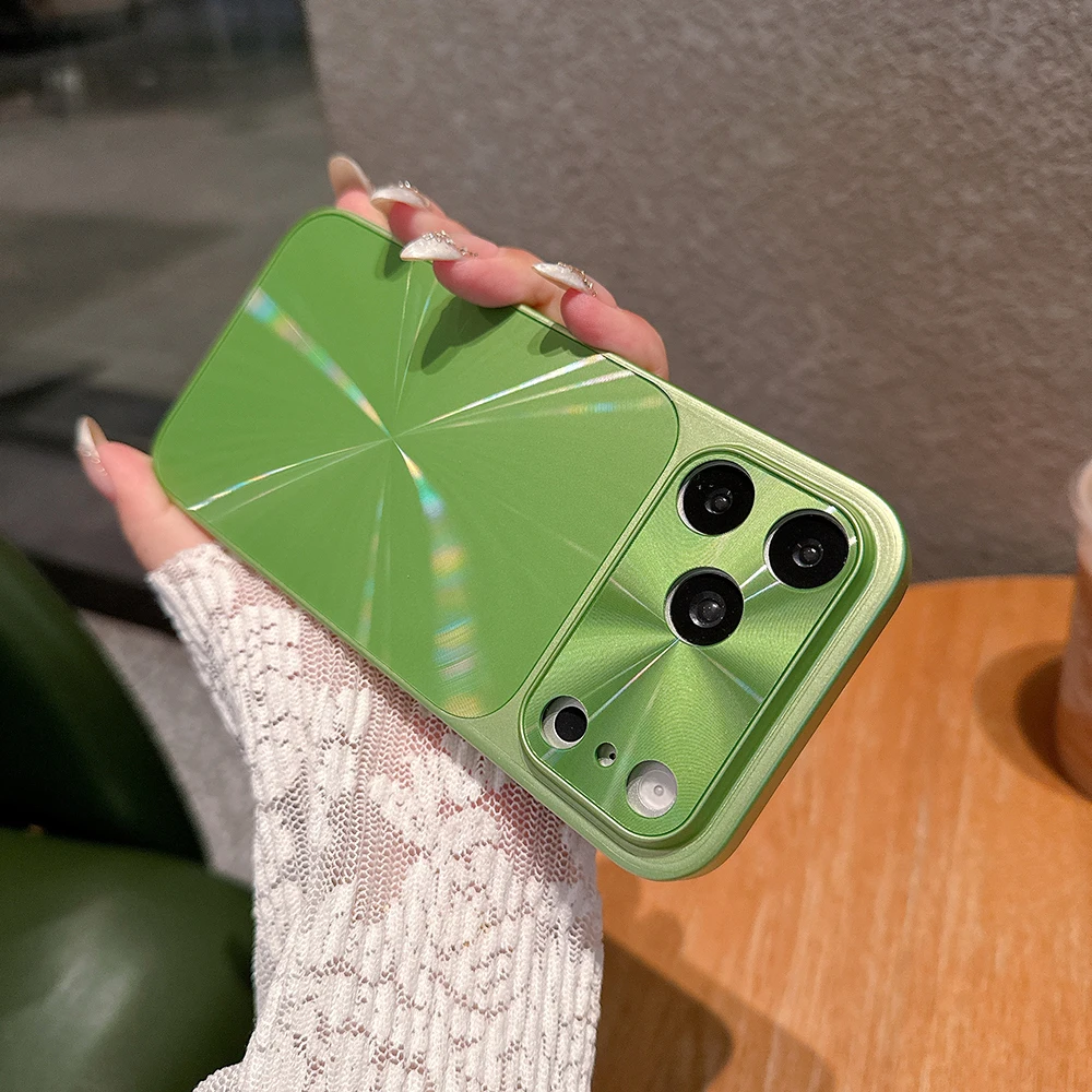 Capa Magnética Magsafe Para Iphone 13 (verde), Colorida, Com Janela Grande E Proteção Contra Impactos.