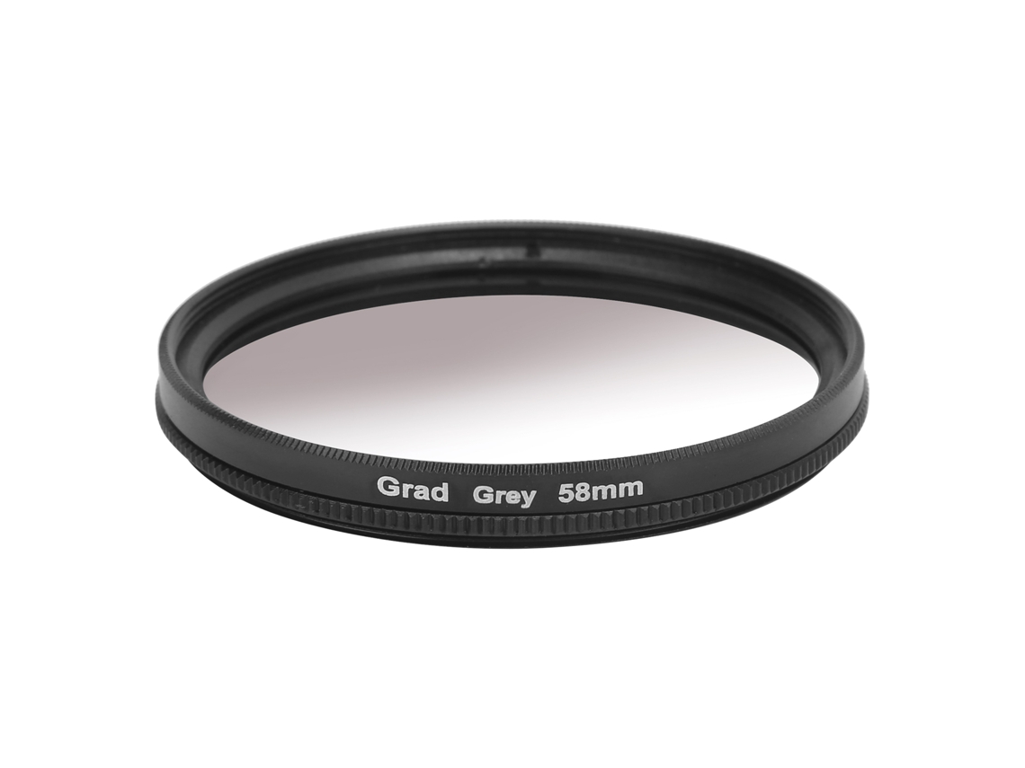Junestar 58mm Gradient Filter Multilayer Coating Waterproof Gradual Colour Lens Filter For Canon Cameragradient Grey LAXISCREED
