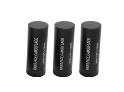3pcs Bastão De Pintura Facial Camuflagem Duradoura Para Caça Fácil De Lavar Bastão De Olho Preto