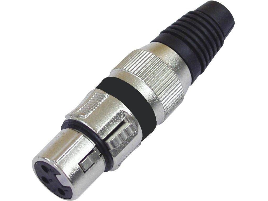Tomada OMNITRONIC Xlr Socket 3Pin Bk 10X