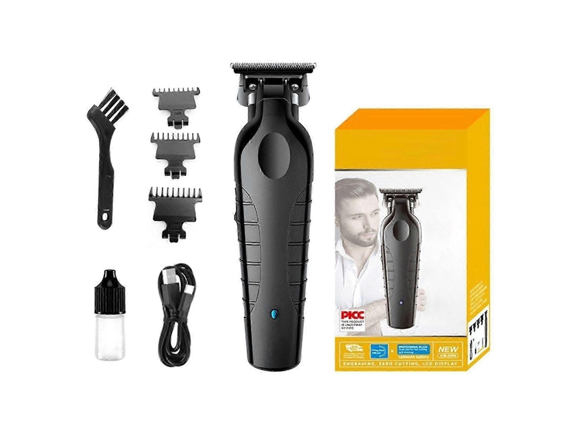 Km-2299 Máquina De Cortar Cabelo Sem Fio, Máquina De Cortar Cabelo Profissional Para Barbeiro - Aparador De Cabelo Para Esculpir Barba E Cuidar D
