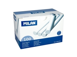 Giz Redondo Milan Sulfato de Cálcio Branco 100