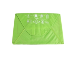 VYLARA Bolsa dobrável de tecido Oxford azul para armazenamento de roupas, calças, camisas e organizador de armário antirrugas.