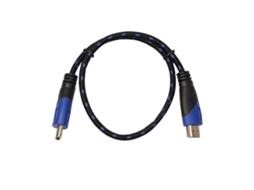 Cabo Hdmi LAXISCREED Cabeça Azul e Preta Leve Fibra