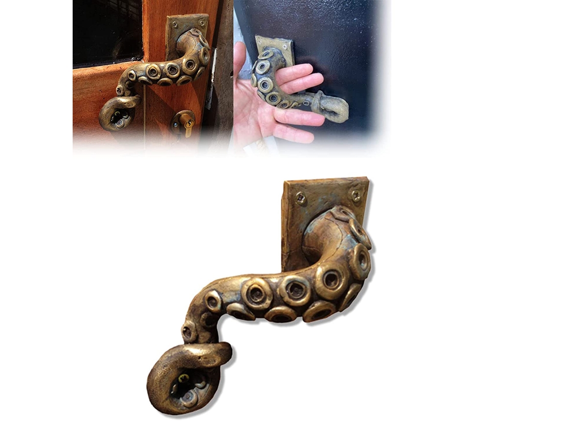 Laxiscreed Maçaneta De Porta Octopus Steampunk Vintage E Industrial Para Estilo Retro