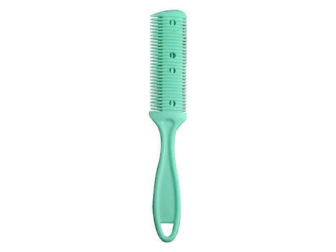 Pente Para Cortar Cabelo Com 2 Lâminas, Cabo Ergonômico, Ferramenta De Barbeiro, Novo