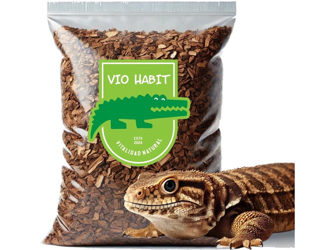 Réptil Terrário Casca Vio Habit Saco 15 L. / Grueso