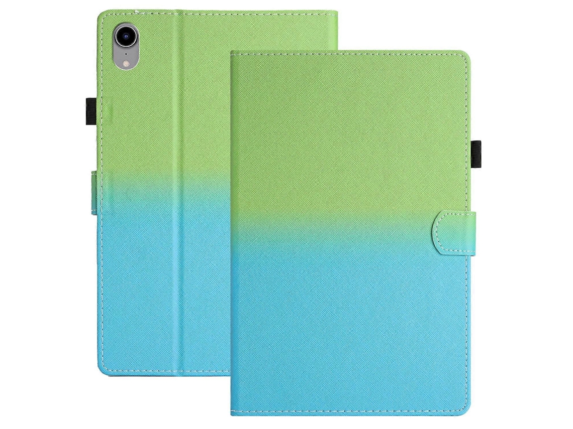 Capa de couro inteligente com costura gradiente Webake para iPad Pro 11 (2024)