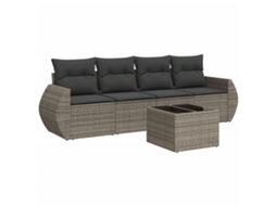 Garden Sofa Set, Garden Sofa Sets Vidaxl Cinzeto Rattan / Vime (n/a)
