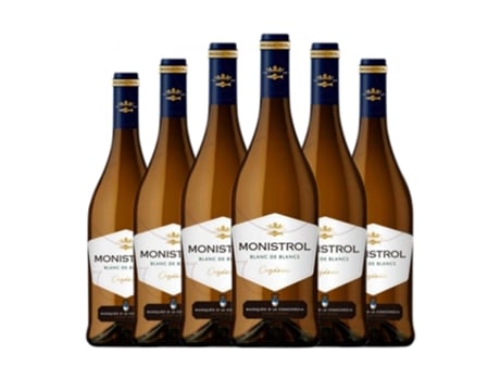 Vinho branco MARQUÉS DE MONISTROL Blanc de Blancs Catalunya Jovem (0.75 L - 6 Unidades)