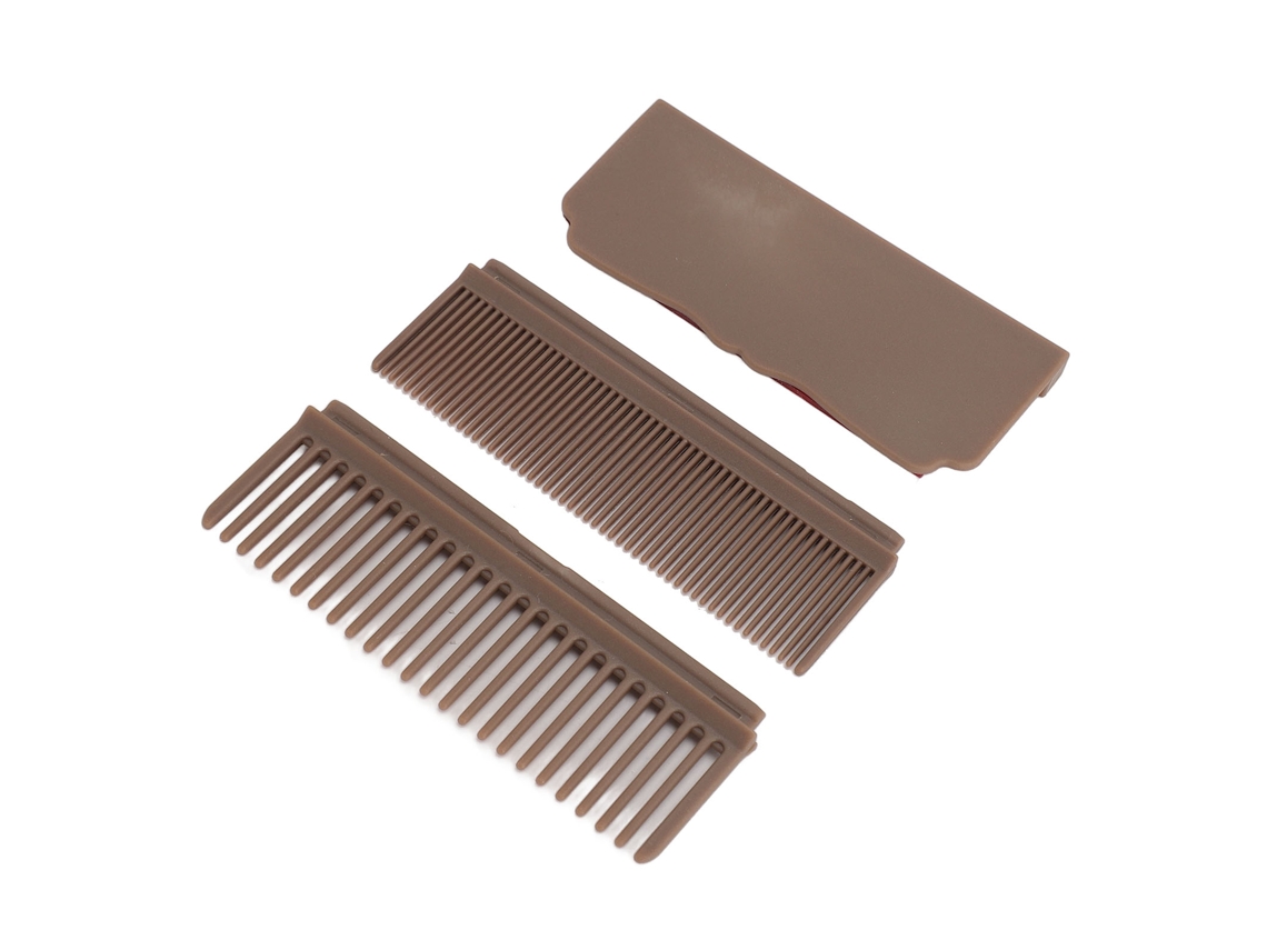 2026 2 Peças de Pente Plancha de Carbono Fibra Pente para Alisar Cabelo Ferramenta de Estilo Portátil para Casa Salão Quarto Café