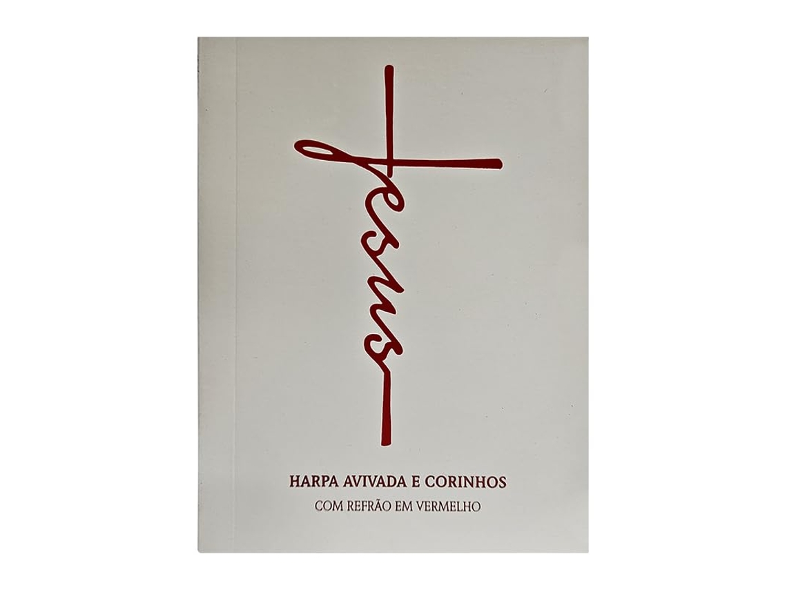 Livro Harpa Avivada E Corinhos Broch Pequeno Com Letra Maior Mod 08 Jesus Branca de Cpp (Português)