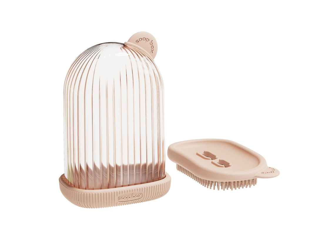 Saboneteira De Viagem Para Mesa, Ideal Para Banheiro, Chuveiro Externo, Casa, Rosa PENGDSJE