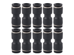 Conectores Pneumáticos Reto Push 8mm 10pcs