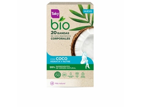 Bandas Depilatórias Corporais Taky Bio Coco