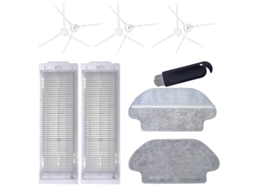 Hepa filtro escova lateral pano mop para xiaomi mijia styj02ym mi mop pro fo conga 3490 para viomi v2 pro v3 se V-Rvclm21B