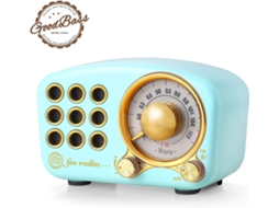 Caixa De Som Bluetooth Com Rádio Retrô, Rádio Fm Vintage Com Estilo Antigo Clássico, Graves Potentes Olysi Shop