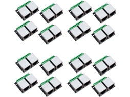 Placa de Breakout Ethernet Rj45 de 16 Peças com Terminais Duplos e Conectores Rosqueados. SFUSHOS