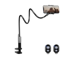 Lurelia Suporte Flexível Para Telemóvel Bluetooth 6 Cm 2,36 Polegadas Pescoço De Ganso Mãos-livres Sem Fios
