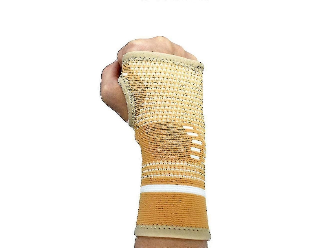 Lurelia Munhequeira, Suporte De Braço Com Bandagem Elástica Alta Para Pulso Esportivo Amarelo