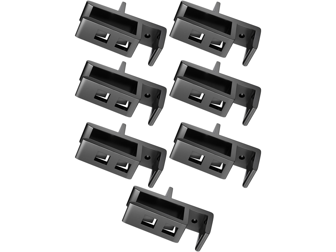 Kit de 7 Acessórios Portáteis Reforçados para Guarda roupas e Closets com 15 Painéis de 20 Mm de Espessura, com Fivelas CHABERLU