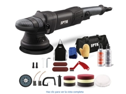 Spta Polidora Orbital Dupla Ação 750w 125mm (5") Com 6 Velocidades - Kit Completo Para Polimento Automóvel, Remoção De Riscos E Oxidação, Inclui 4 Dis