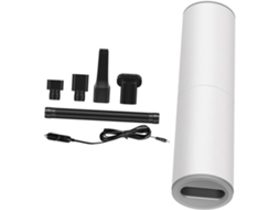 Aspirador De Pó Portátil Para Carro Vaguelly, Branco, Aspirador De Mão Para Carro, Fácil De Limpar Poeira, Pelos E