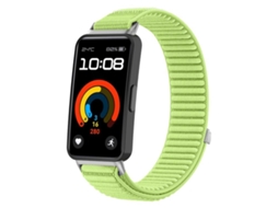 Bracelete para Huawei Band 10 / 9 / 8 Nylon Trançado com Fecho de Velcro Verde XIAOMOYU