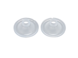 Primerox 2pcs Protetor de Bomba Portátil Silicone Líquido Grande Flange para Kmaier Luxlady 0.94in