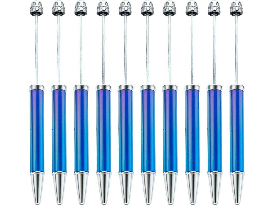 Caneta Esferográfica Perolada De 1,0 Mm, Pacote Com 10 Unidades, Nova, Multicolorida, Para Escrita, Tinta Preta, Acessórios Para Caneta.