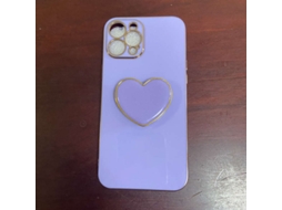 Capa de Telefone EOOCOO (suporte de Coração Eletroplatado)