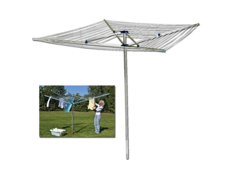 Talox tendedero aluminio sombrilla exte  50 m 195x195x160 xif028