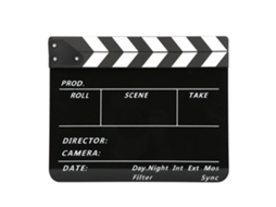 2026 tablero de Clap para Cine Y Películas Clapboard Acrílico Director Board