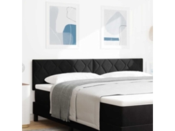Vidaxl Cabeceira Preto 180 Cm Veludo